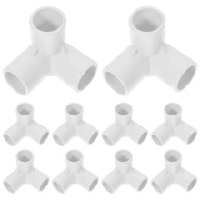 10St. Rohrverbinder 3- PVC Für Zelt Und Gewächshaus Grün
