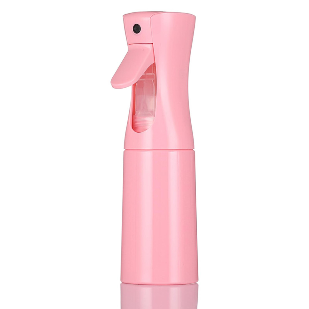 Pink 200Ml Water Spray Bottle, Continuous Fine Mist Sprayer, Refill Plastic Bottle For Hair Styling, Plants, Skincare