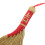 2 handgeweven mini pompon bezems, Chinees stijl, voor 8
