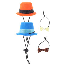1 set kleine haustierhüte und fliegenkrawatten für hamster,