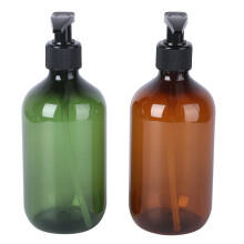 2 stück 500 ml pet pumpflasche halbtransparent für lotion shampoo