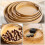 1 portables bambustablett für , kuchen, zu hause 3