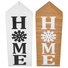2Stk Rustikales Holzschild Für Hausdekoration Und Tischdeko Mit Spruch