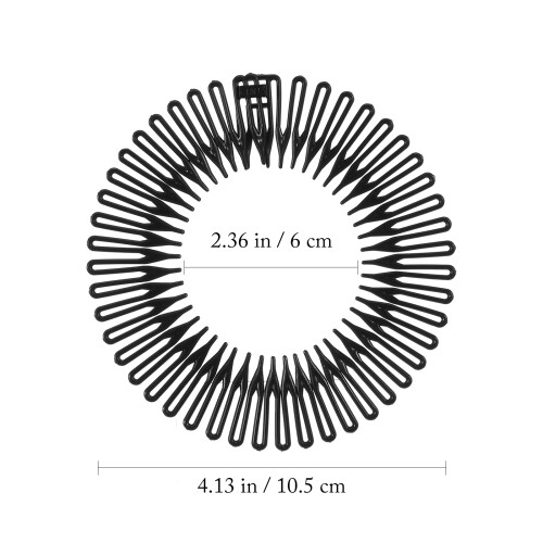 10 spiral-haarreifen aus elastischem material für 1