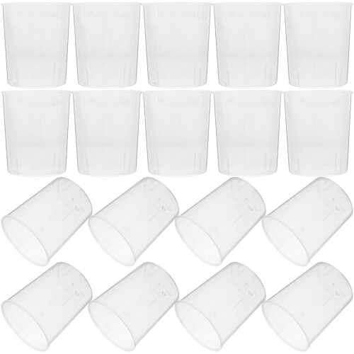 50 100 ml transparente kunststoff-messbecher mit