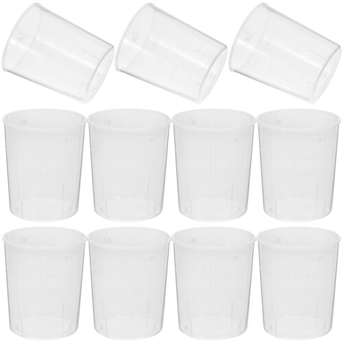 50 100 ml transparente kunststoff-messbecher mit 1