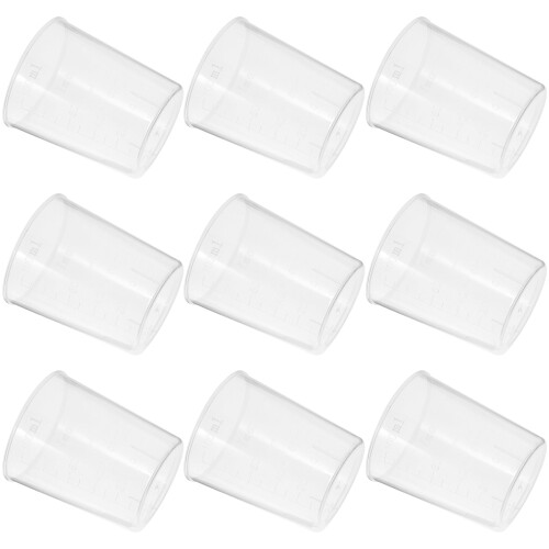 50 100 ml transparente kunststoff-messbecher mit 2