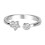 1 Endring Kupfer Damen Silberring 1