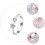 1 Endring Kupfer Damen Silberring 7