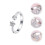 1 Endring Kupfer Damen Silberring 5