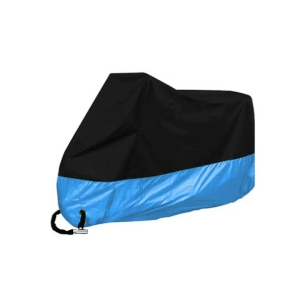 Motorbike Cover Waterproof Outdoor Motorcycle Rain Dust Sunshade UV Protective 190T Blue XL-image-OPC-PMCCKYQ-NEW