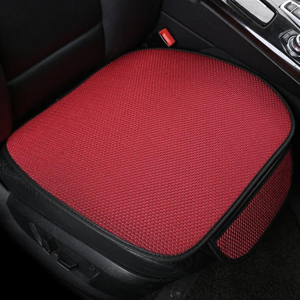 Vehicle Cushion Covers Universal Car Seat Cushion Protector Front Pad Breathable Four Seasons Compatible With Most Cars Red 9393856504664