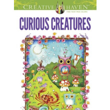 Creative Haven Curious Creatures Coloring Book by Amy Weber Paperback