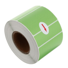 Farbige Thermotransfer- Selbstklebend Leere Aufkleber Grün