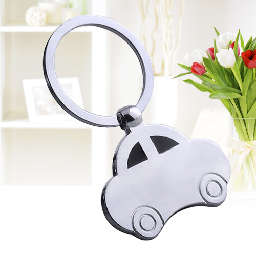 Robuster Metall Auto Schlüsselring Silber Für Taschen 2