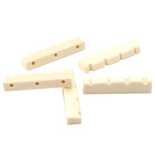 5Stk Gitarrensattel Aus ABS Für E-Bass, Beige, Klarerer Klang Und Ton