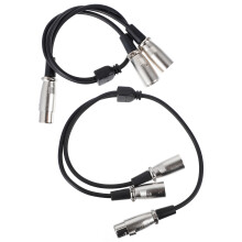 2 Xlr Splitterkabel Mikrofon Splitterkabel Xlr Y-Splitterkabel