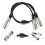 2 Xlr Splitterkabel Mikrofon Splitterkabel Xlr Y-Splitterkabel 8