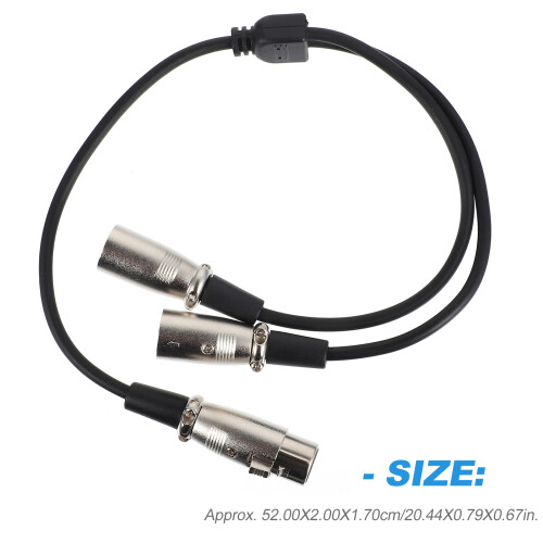 2 Xlr Splitterkabel Mikrofon Splitterkabel Xlr Y-Splitterkabel 1