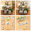 1 satz gestufter holzschilder mit - - , stapelbar 3