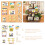 1 satz gestufter holzschilder mit - - , stapelbar 5