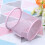 Runder Desktopmüllbehälter Mini Stiftehalter Pink 5