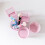 Runder Desktopmüllbehälter Mini Stiftehalter Pink 11