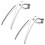 2Stk Tellerklammer Anti-Verbrühung Backblechgriff 6