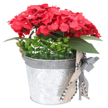 Wreath Für Alle Jahreszeiten Blumenkorb Wreath Rot Kunststoff 1 Satz