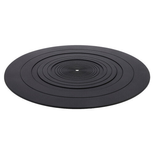 Pad Vinile Protettivo Nero in Silicone Per Audio