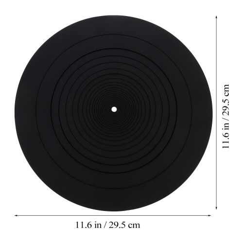 Pad Vinile Protettivo Nero in Silicone Per Audio 1