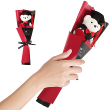 2 abschlussstrauß geschenk plüschblumen für absolventenparty