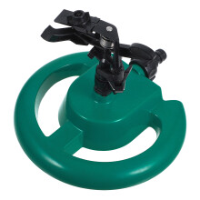 automatischer 360-grad-sprinkler für garten und rasen, grün
