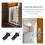 30Pcs Black PP and Iron Shutter Repair Pins Universal Telescopic Bolt 8