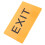 Neon Schild Wanddekoration Exit Blindenschrift 12,5 X 7,5 Cm 7