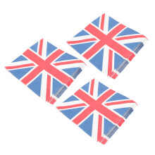3 Seidenpapier Mit Britischer Flagge In Großbritannien