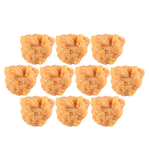 10Stück Simulierte Chicken Popcorn Gebratene Hähnchen-Nuggets Requisiten