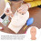 2St Oefenhoofd Voor Wimperextensions Silicone Roze 6