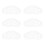 6Pièces Oreillers Menton Casque PP Transparent Compatible Ski Roller 9
