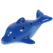 Okarina Kinderspielzeug Kleines Instrument Keramik Blue