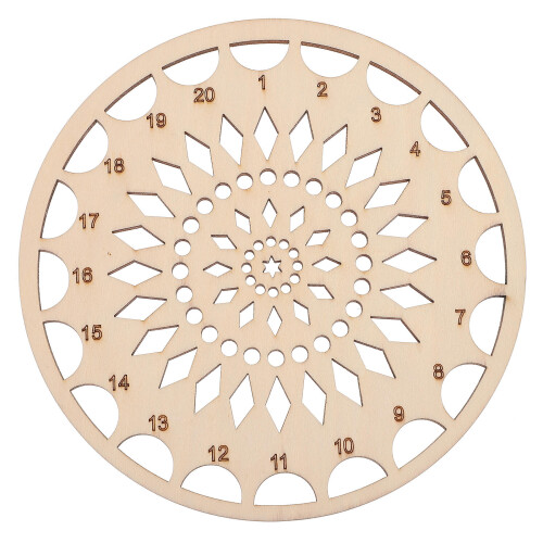 Nähfadenhalter Holz Stickgarn Organizer Fadenplatte