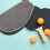 tischtennisschlägertasche in schlägerform, grau 7