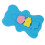 coussin éponge bain bébé antidérapant dessin animé bleu 11