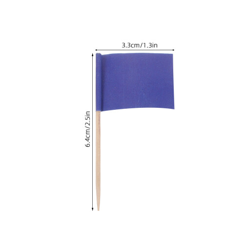 100 pièces drapeaux en pour cure-dents à charcuterie 1