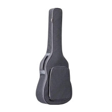 Guitar Bag Backpack Waterproof Case For Mandolin And Acoustic Guitar, Double Straps, Thick Padded Protection, Grey
