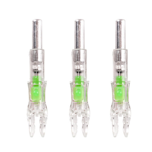 Arrows LED Lighted Nocks 3 Pack, Automatic Glow, Night Shooting, Compatible With Bows And Arrows