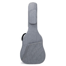Pearl Cotton Interlayer Guitar Bag Thickened Waterproof Backpack Grey For Protection
