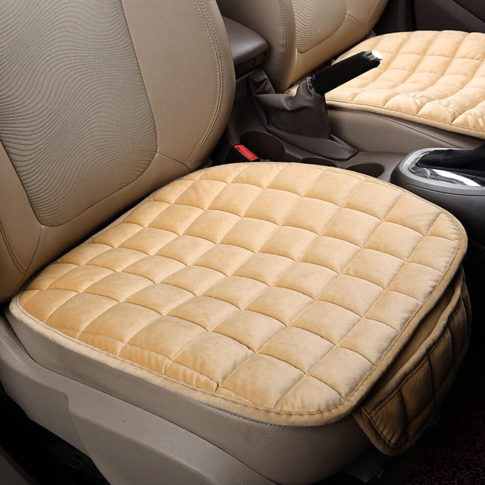 Car Seat Cushion Pad For Fiat 500S 500E 500C 500L 500X Front Seat Cushion Mats 2 Pack Universal Anti Slip 9354506441203