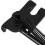 Métal Noire Portable Support Arrière Longue Durée 6