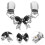 Sweater Clips Cinch Clips Mit Schleife Legierung 1 Satz 4